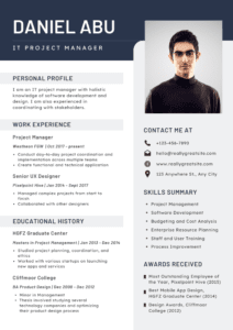 Sample resume design 11 by Job Vista