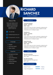 Sample resume design 8 by Job Vista